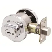 Lockwood 005/B1CPDP Paradigm Double Cylinder Deadbolt Round Polished Chrome