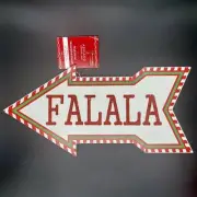 Christmas Wall Door Sign Decor Falala Arrow Sign Oh What Fun