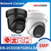 Hikvision 4K 8MP ColorVu IR Mic Security IP Camera PoE DS-2CD2387G2H-LIU 2.8mm