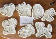 Lion King Cookie Cutter & Embosser Set - Simba - Timon & Pumba