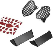 ABS Plastic Lower Headlight Guards, for, Tracer9 Tracer 9 GT Tracer9gt 2021- TFT Peaks Instrument Hat Sun Visor Meter Cover Car Dashboard Cover(Combination)
