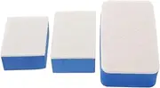 Mikinona 3pcs Car Window Cleaner Brush Durable Glass Oil Film Remover for Windshield Side Windows Mirrors Multipurpose Cleaning Tool for Wet Dry Use Automotive Supplies