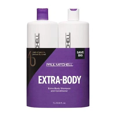 Paul Mitchell Extra Body Shampoo and Conditioner 338 Fl Oz Salon Quality