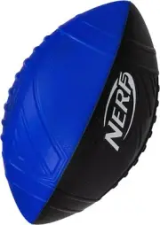 Nerf Pro Grip Football Classic Foam Ball Easy to Catch and Throw Blue