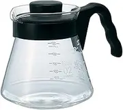 Hario V60 Glass Coffee Server, 700ml, Black