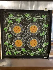 Joylene Pope Aboriginal Art 95cm x 92cm COA Supplied