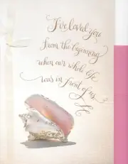 Happy Mother's Day Wife Partner Conch Shell Beach Theme Hallmark Greeting Card