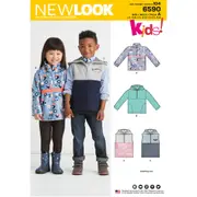 New Look Pattern 6590 Children's Pullover Vest or Top