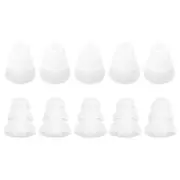 10pcs Replacement Earbuds Tips- Silicone Earpads Fit 5mm In-Ear Headphones