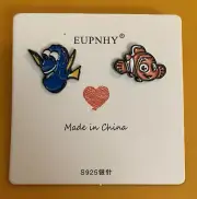 Disney's Nemo & Dory Characters Metal Enamel Stud Earrings