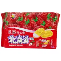 在飛比找momo購物網優惠-【日日旺】北海道草莓味夾心餅(360g)