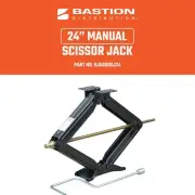 2.5 Ton Scissor Jack / Floor Jack for Car Camper Travel Trailer Truck SUV UTV