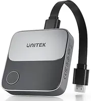 Unitek HDMI Wireless Display Dongle Adapter - 4K 5G Miracast/Airplay Adapter, Wi-Fi HDMI for TV/Projector/Monitor, 4K @ 60Hz Screen Casting for Miracast/iOS/Mac OS/Airplay/Android/Windows/DLNA