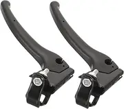 KOMBIUDA 2Pcs Wheelchair Brake Levers Plastic Hand Control Clutch Handles for Easy Operation Lightweight Replacement Accessories for Enhanced Safety and Convenient Use