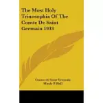 THE MOST HOLY TRINOSOPHIA OF THE COMTE DE SAINT GERMAIN