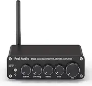 Fosi Audio BT30D Bluetooth 5.0 Stereo Audio Receiver Amplifier 2.1 Channel Mini Hi-Res Class D Integrated Amp 50 Watt x2+100 Watt for Passive Speakers/Subwoofer & Powered Subwoofer