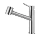 Franke FFPS34 Steel 1.75 GPM 1 Hole Kitchen Faucet - Silver