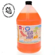 Hypothermias Apricot Flavor Syrup Snow Cone machine Shaved Ice Syrup GALLON