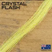 Yellow Crystal Flash - Krystal, Fly Tying Materials, Snapper, jig assist