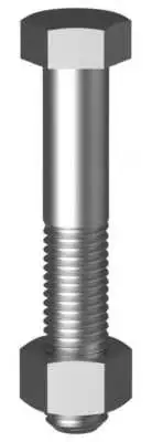 Bolt Hex Class 4.6 Gal M20X500Mm + Nut