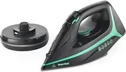 Salter SAL0987 2 In 1 Cordless Steam Iron - 360° Charging Base, Ceramic Soleplate, Use Corded Or Cordless, 300ml Water Tank, 140 g/min Steam Shot, 2200W, Anti-Calc, Adjustable Temperature Dial