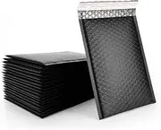 Boxmore Bubble Mailers 100pc Black padded envelopes, poly mailers - bubble envelopes For Small Business, Padded Mailing Envelopes, Water Resistant, Self Seal Bubble Opaque Packaging (100, 230*330mm)