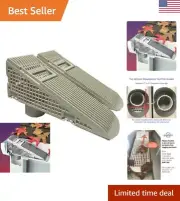Easy Gutter Guard: Eliminates Downspout Clogs - Keeps Gutters Flowing - 2-Pack