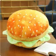 Toast Sofa Cushion Home Decor Plushie Stuffed Soft Burger Pillow Car Seat Soft