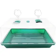 Propagator with Humidity Vents Domes,Heavy Duty Growing Tray Mini Greenhouse ...