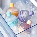 燈泡冰球模具 球形冰塊製作器 夏日製冰盒 家用矽膠冰格 燈泡冰球模具 食品級矽膠製冰凍冰塊神器