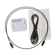 TV Optical SPDIF/Coaxial Digital to Analog o Converter Headphone Out RCA L/R