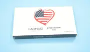 Farmasi Eyeshadow Trio W/Mirror White, Blue, & Rose NEW American Pride Retired!