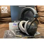 【搖滾玩家樂器】全新免運公司貨 拜耳 BEYERDYNAMIC DT770 PRO 80 歐姆 耳罩式 監聽耳機