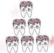 [VALICLUD] Teeth Shaped Brooch Children Clothing Pin Cartoon Brooch Pin Badges Pin Badge Jewelry Enamel Lapel Pin Tooth Lapel Pin Jewelry Kits Lapel Stick Pin Enamel Brooches Enamel