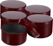 HOODANCOS DIY Candle Tins Jar Set 12pcs Art Craft Candle Jar Molds for Making Accessories