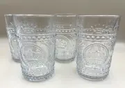 Crown Wine Glass Set of 4 Red Wine, Water Retro Crown Glass 101-200ml French