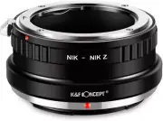 K&F Concept Lens Mount Adapter for Nikon F Mount Lens to Nikon Z Mount Cameras