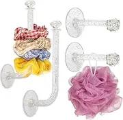 Hairband Wall Hook | Headband Bracelet Organizer Hook - Acrylic Jewelry Display Stand, Adhesive Scrunchie Holder for Bath Balls, Bracelets, Hair Ties Pochy