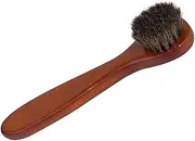 FOMIYES 1Pc Household Horse Hair Brush Portable Dust with Handle for Clothes Shoes Hats Lightweight and Comfortable Grip for Easy Use and Storage