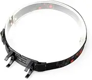 Black Flashlight Clip Buckle Headband Adjustable Head Belt Head Strap Mount Holder Stand for 24mm LED Flashlight Torch Headlamp Light Headlamps