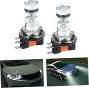 Totority Set of 2 H15 Led Fog Light Bulbs 20 Led Dimmable Daytime Running Light Low Beam Easy Install for Car