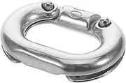 LOORGVEL High Strength Chain Connector Link Stainless Steel Buckle Quick Connect and Release for Heavy Load Replacement Metal Link Connectors