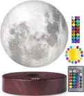 Wireless Magnetic Floating Moon Lamp - Adjustable Brightness & USB Connectivity