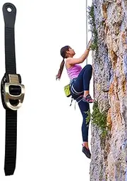 Heavy-Duty Grip Lock Strap - Heavy-Duty Grip Lock Strap Adjustable with Metal Buckle - Lockable Ratchet Tie Down Webbing Reusable Stronger for Every Adventure & Daily Use