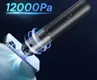 4in1 12000Pa Wireless Car Vacuum Cleaner Mini Air Blower & Compressor Portable