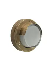 Santorini 1 Light Small Eyelid Bunker in Solid Brass