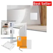 Durable White Plastic Access Panel for Drywall - Easy Installation Included