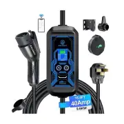 Level 2 Type 1 EV Charger Electric Vehicle Hybrid SAE J1772 Plug Adjust 32A,2...