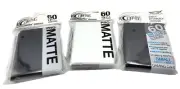 UltraPro Eclipse ProMatte Deck Protectors Lot of 3 Packs 2 Black 1 White NEW