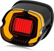 NTHREEAUTO Smoked LED Strobe Brake Tail Light Rear Turn Signals Taillight Compatible with Harley Dyna Road King Electra Glide Sportster Heritage Softail Fatboy Touring